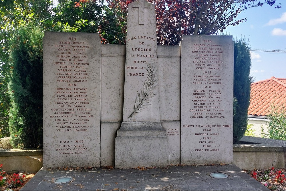 War Memorial Grzieu-le-March #2