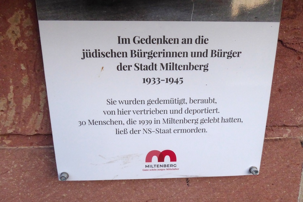 Gedenkteken Deportaties Miltenberg #4