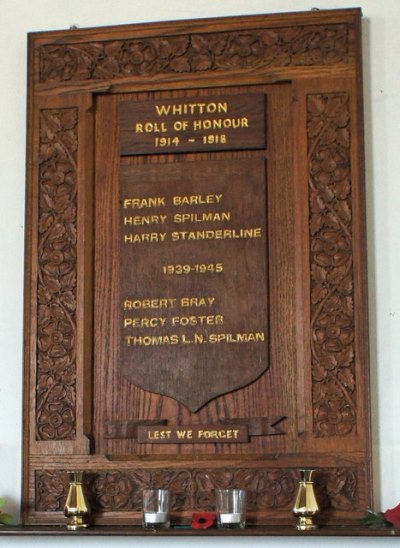 Oorlogsmonument Whitton Church