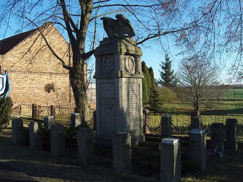 Monument Eerste Wereldoorlog Bahnsdorf