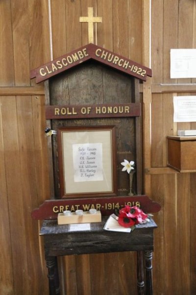 Roll of Honour St. David Church