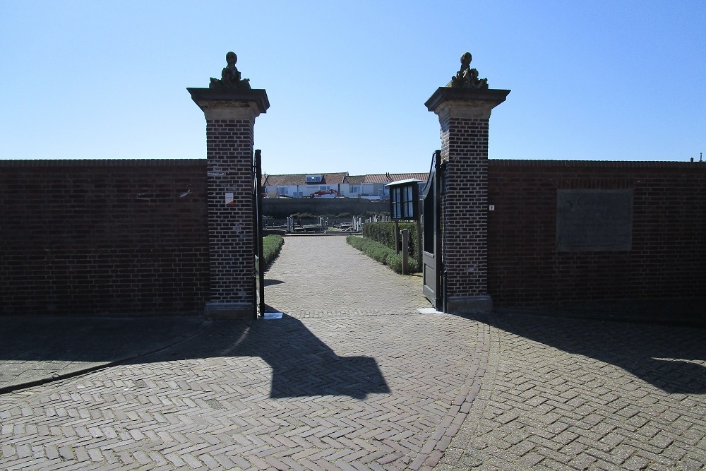 Herdenkingssteen Oude Nederlands Hervormde Begraafplaats Katwijk aan Zee