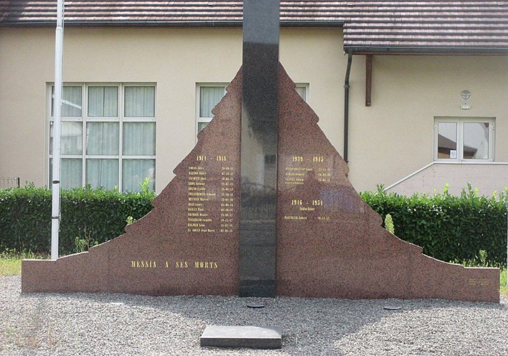 War Memorial Messia-sur-Sorne