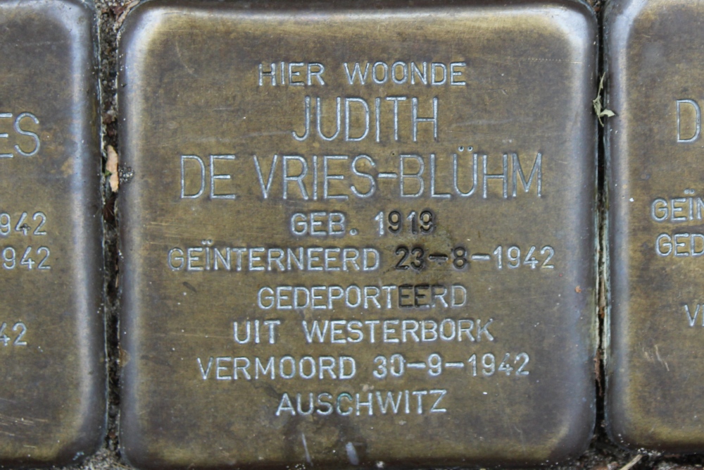 Stolpersteine Nieuwe Amstelstraat 24 #3