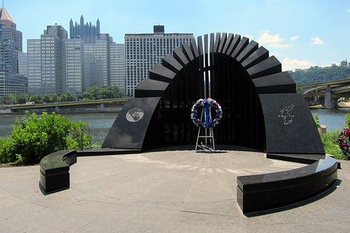 Monument Veteranen Koreaanse Oorlog Pittsburgh