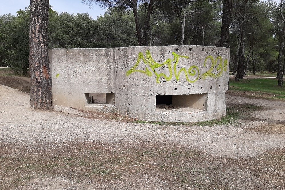 Bunker Spaanse Burgeroorlog Dehesa de Navalcarbn