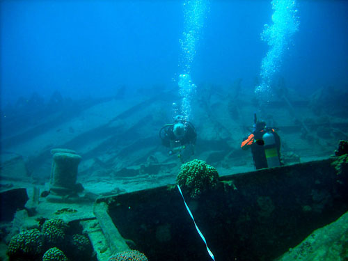 Maritime Heritage Trail: Battle of Saipan - Ship Wreck 