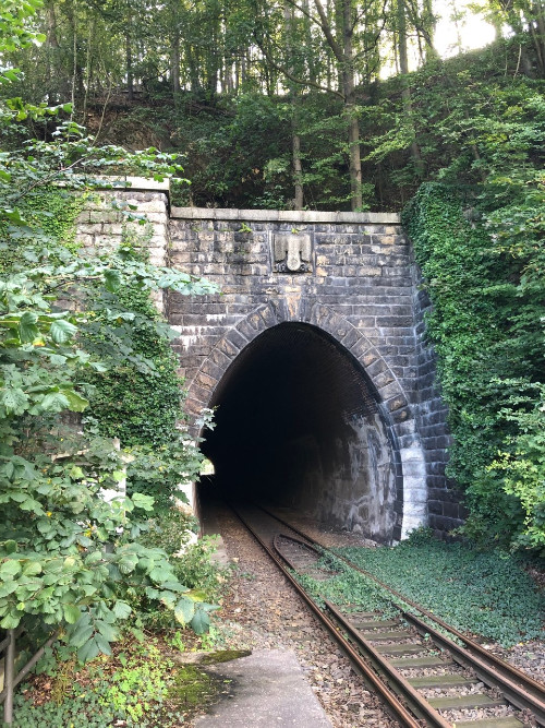 Eagle with Swastika on Tunnel