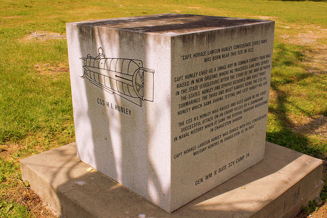 Monument Capt. Horace Lawson Hunley