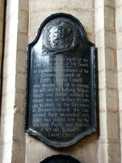 Memorial Edith Louisa Cavell
