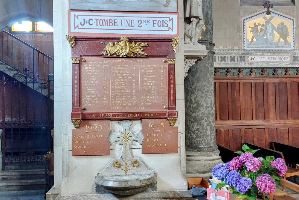 Oorlogsmonument Eglise de Saint-Hand #3