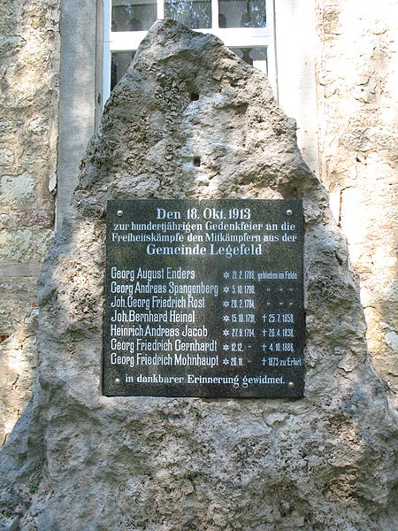 Monument Gesneuvelden en Veteranen Slag bij Leipzig
