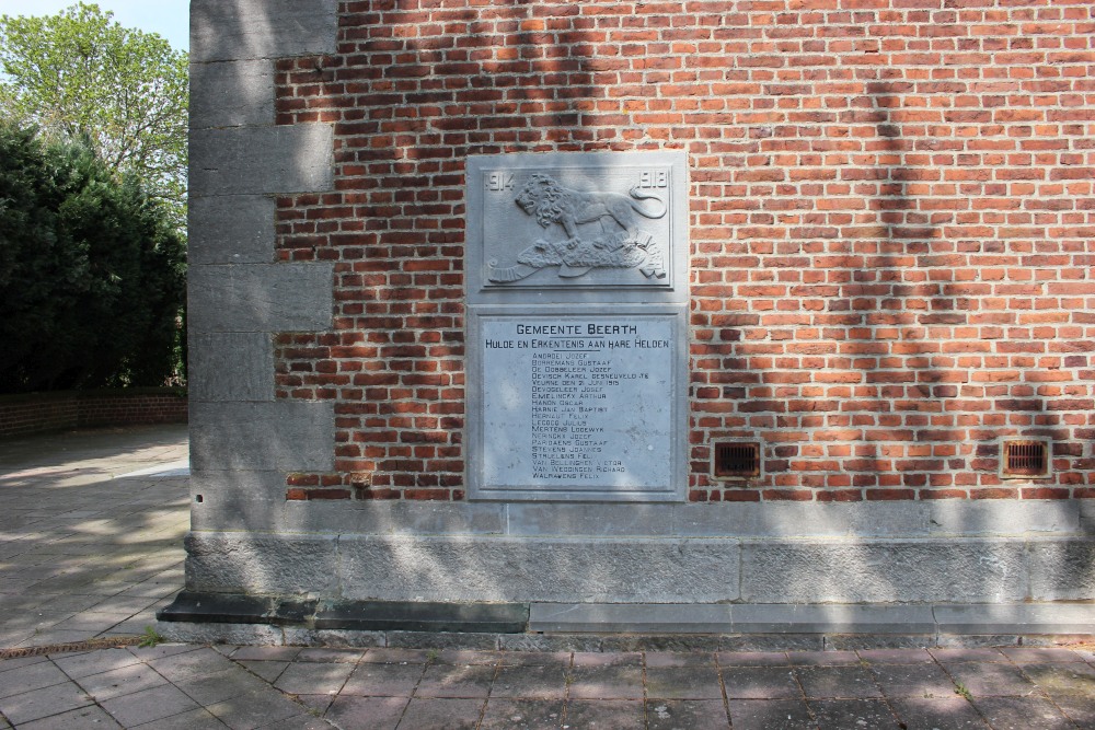 War Memorial Beert