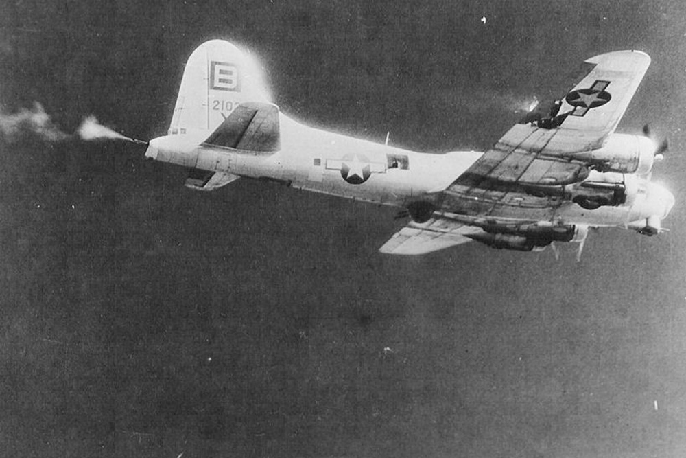 Crashlocatie B-17 Flying Fortress 42-107009 