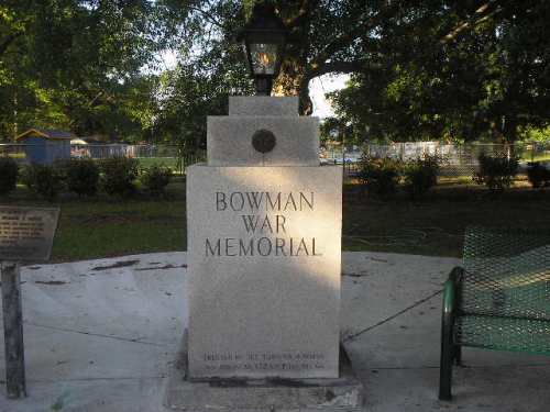 Oorlogsmonument Bowman