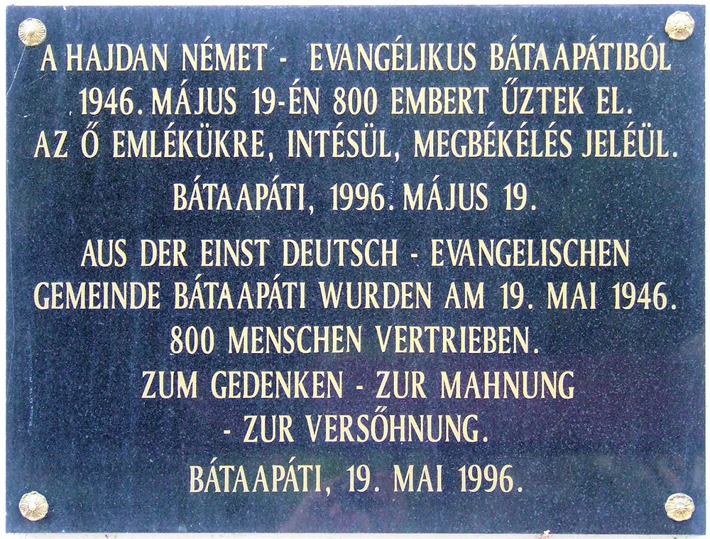 Memorial Deportations 1946