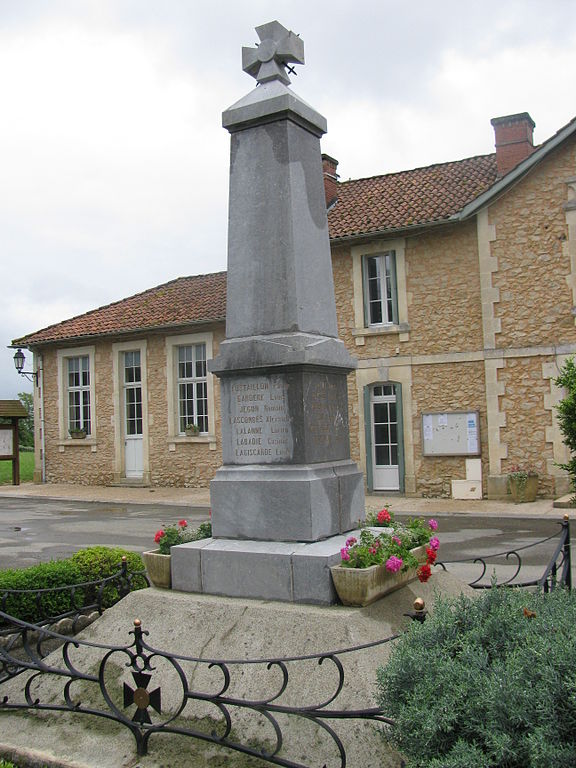 Monument Eerste Wereldoorlog Sarragachies