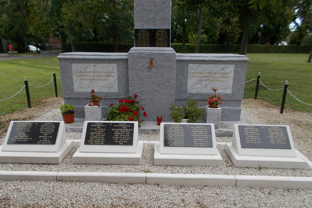 Mass Grave Soviet Soldiers Keszthely