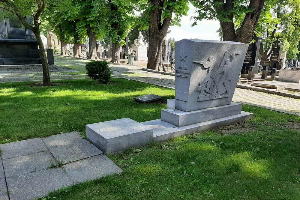 Monument for Writer Jovan Popovic