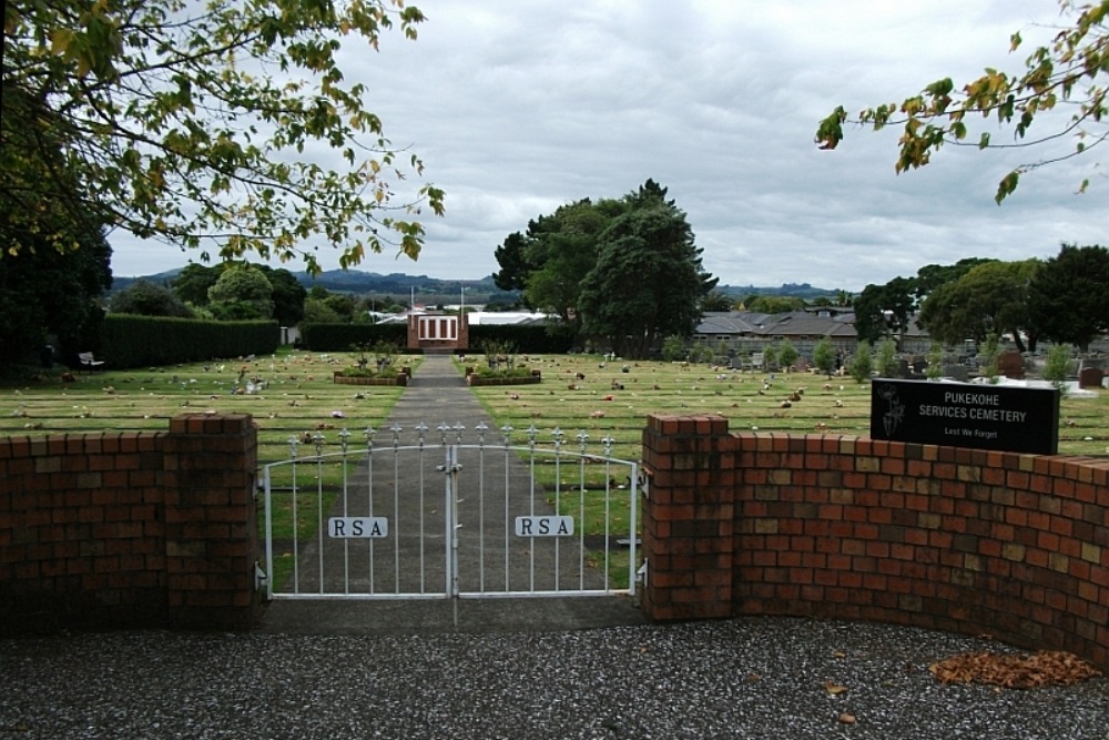 Oorlogsgraven van het Gemenebest Pukekohe Public Cemetery