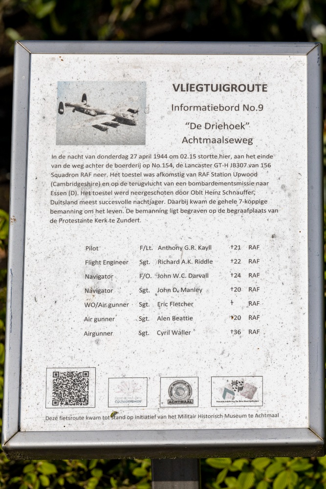 Crash Site Avro Lancaster GT-H JB307 Achtmaal #2