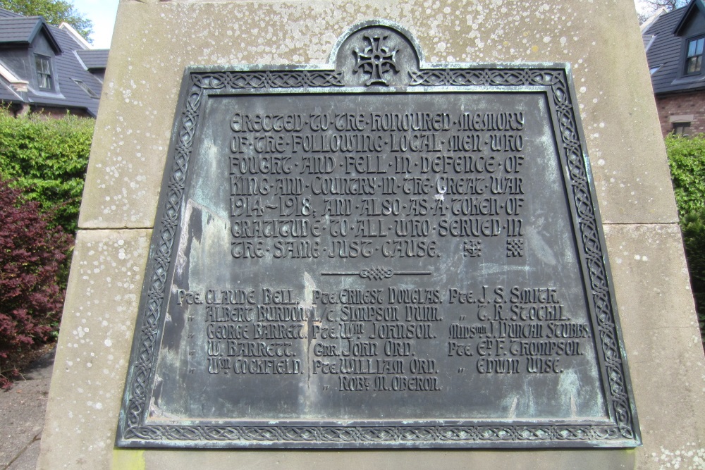War Memorial Nunthorpe