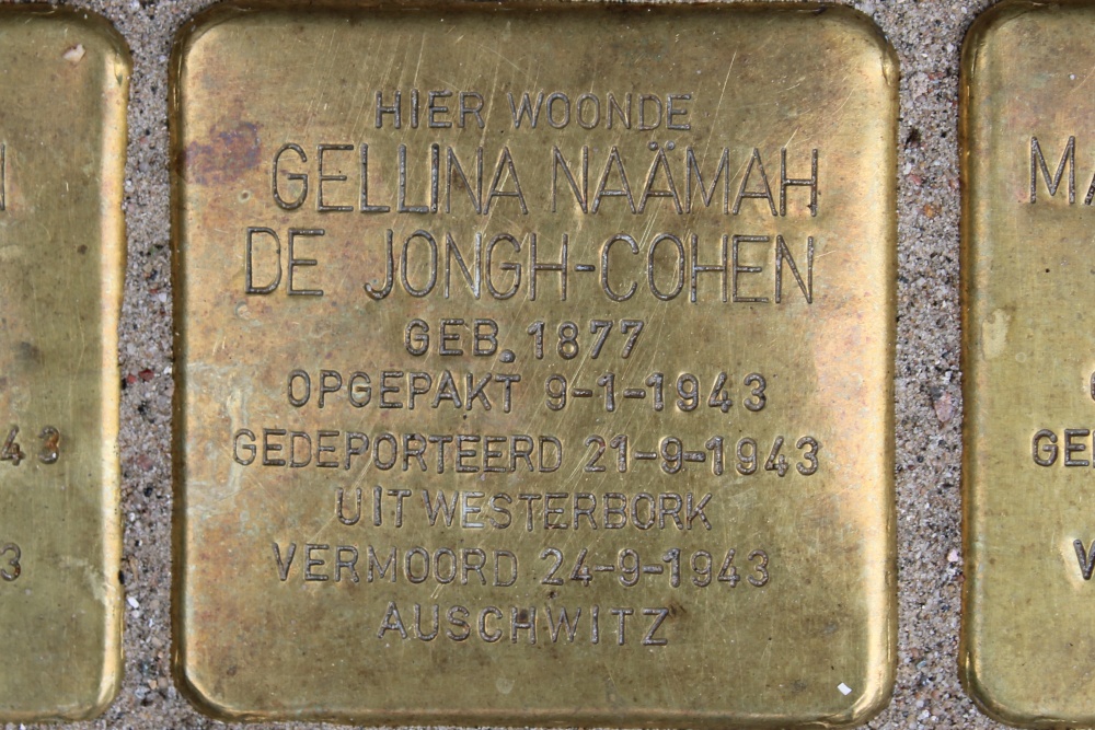 Stolpersteine Roompotstraat 3 #3