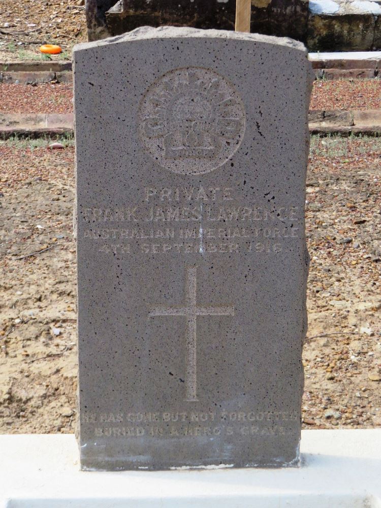 Commonwealth War Grave Punchbowl Anglican Cemetery