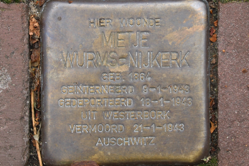 Stolpersteine Nieuwe Amstelstraat 16 #4