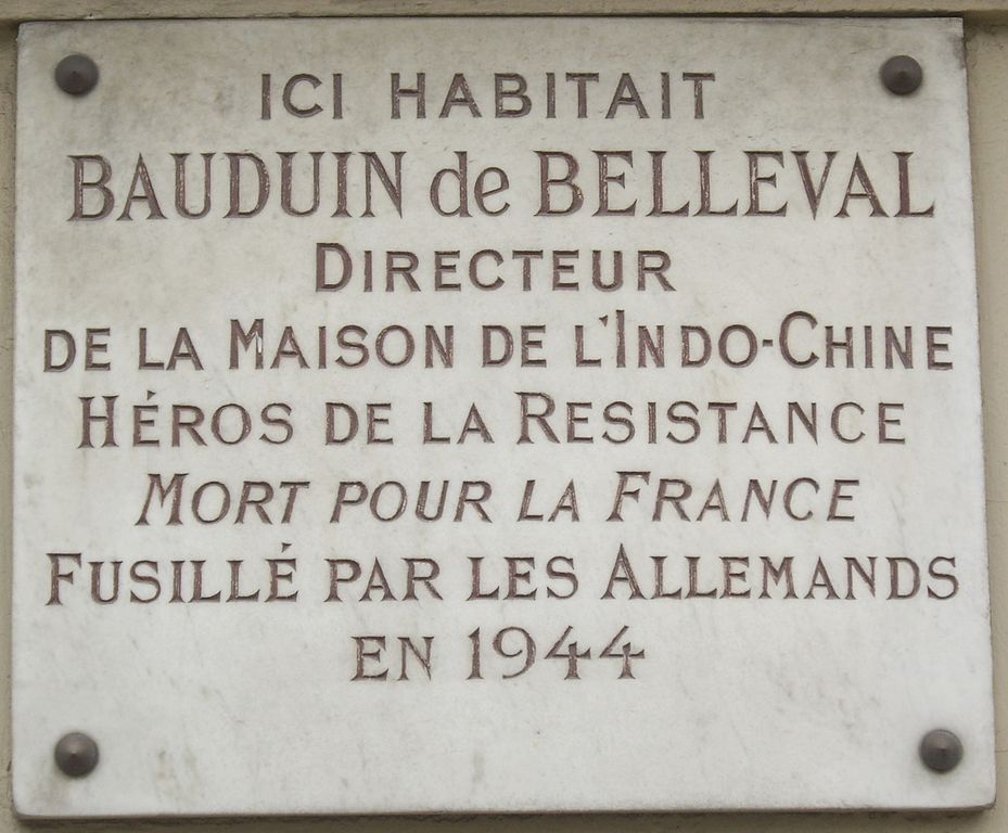 Gedenkteken Roger Bauduin de Belleval