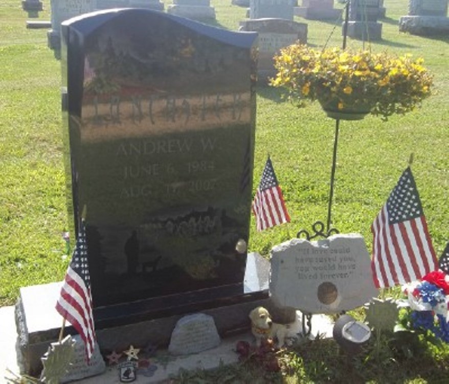 American War Grave Shepherd of the Hills Lutheran Church Cemetery