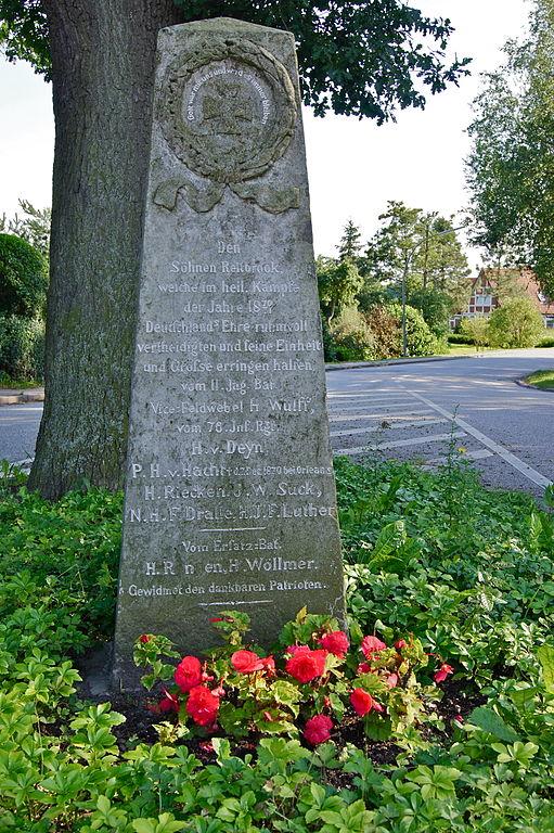 Monument Frans-Duitse Oorlog Reitbrook