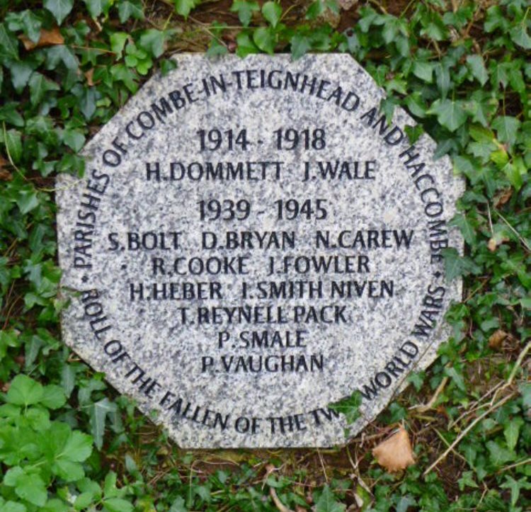 War Memorial Parishes of Combe-in-Teignhead and Haccombe
