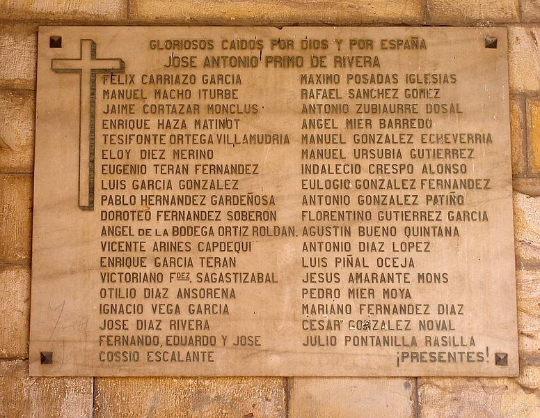 Monument Spaanse Burgeroorlog Cabezn de la Sal
