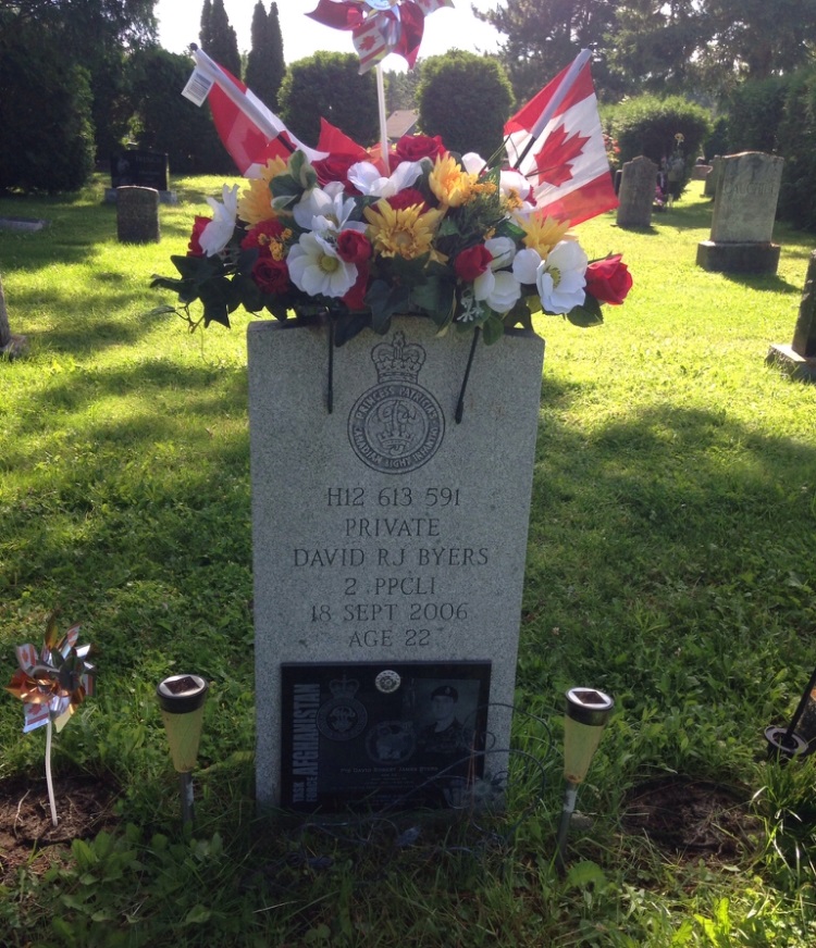 Canadian War Grave Espanola Cemetery