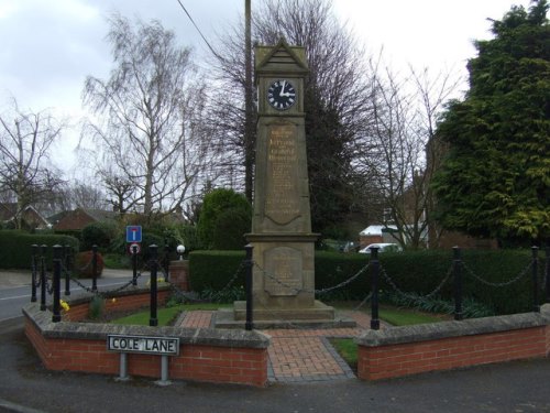 War Memorial Stickford