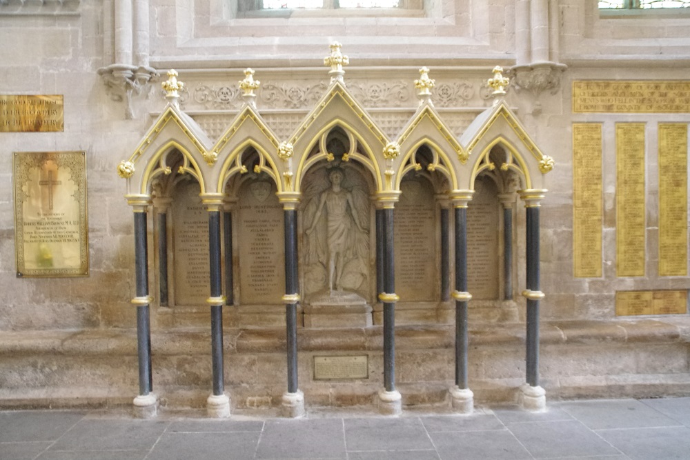 Memorials Wells Cathedral