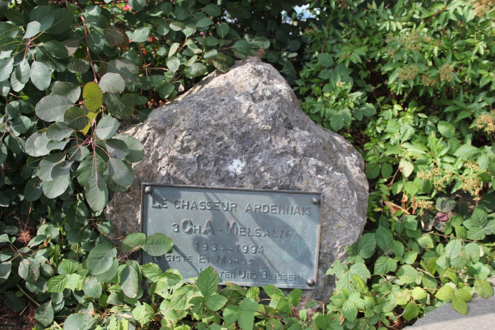 Memorial stone 3rd Chasseurs Ardennais Vielsalm