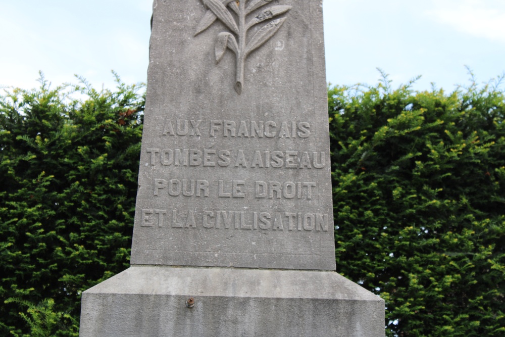 French Memorial 22 August 1918 Aiseau #3