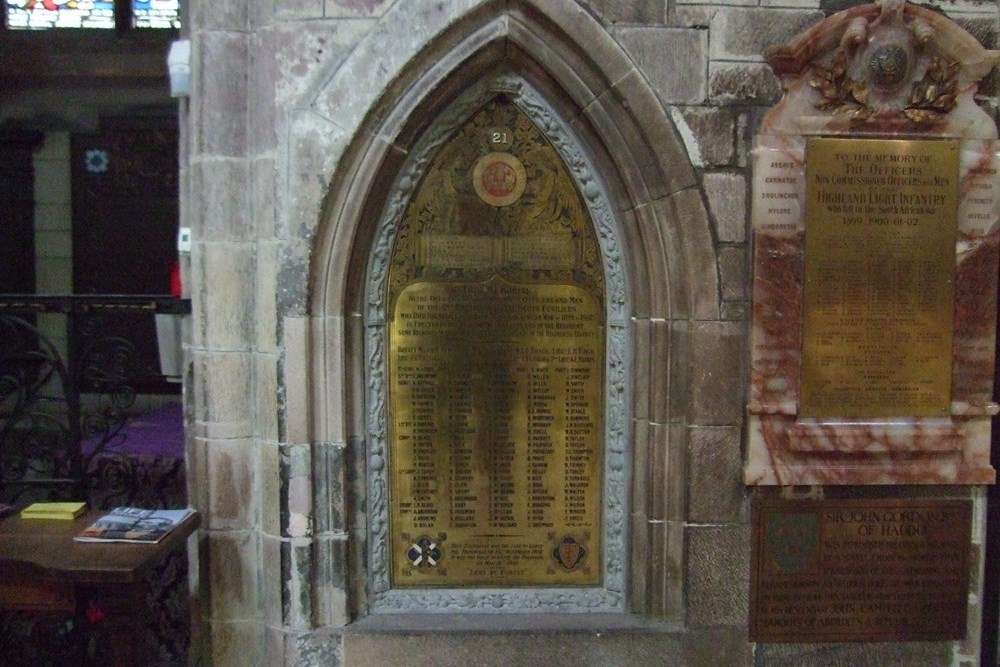 Gedenktekens St Giles' Cathedral