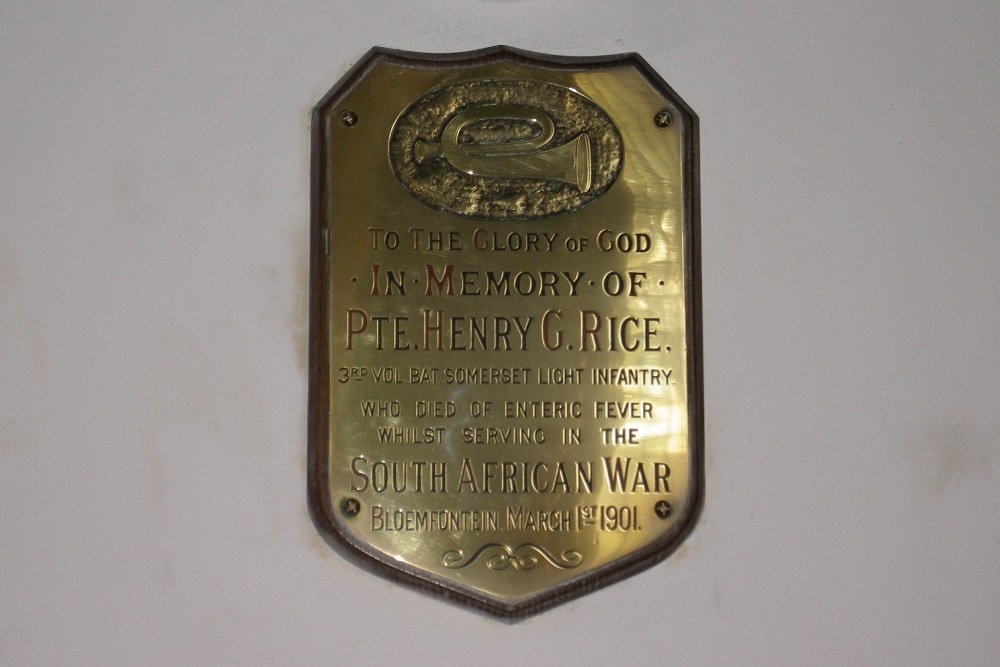 Gedenkteken Private Henry G. Rice