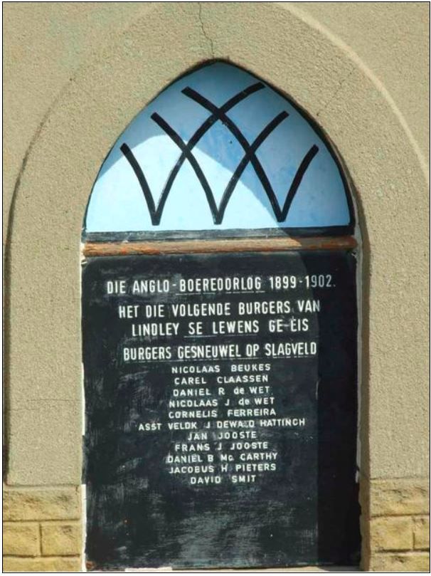 Monument 2e Boerenoorlog Lindley