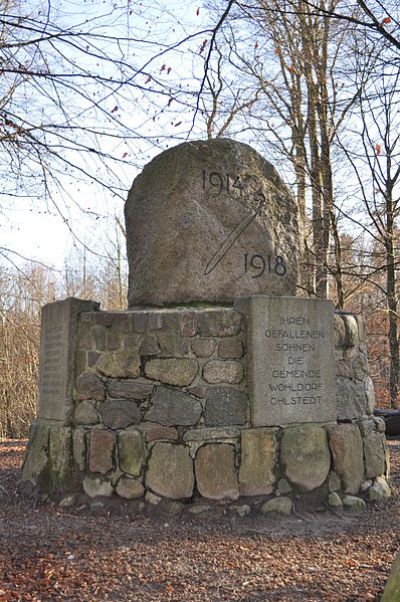 Oorlogsmonument Wohldorf-Ohlstedt