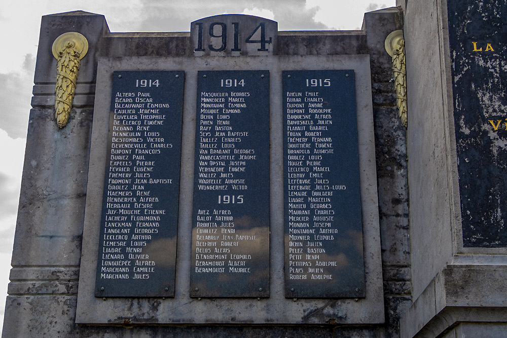 Franse Oorlogsgraven WWI en Monument Ronchin #4