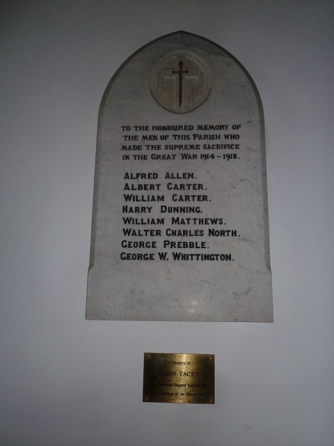 War Memorial St. Michael and All Angels Church Weyhill