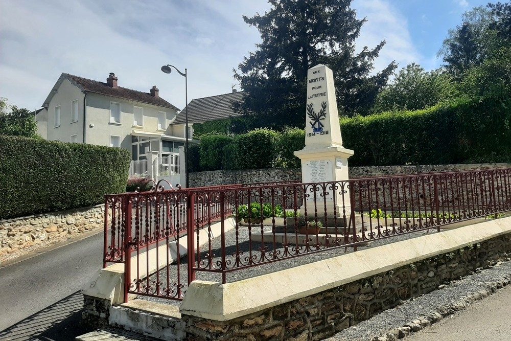 Oorlogsmonument Mzy-Moulins