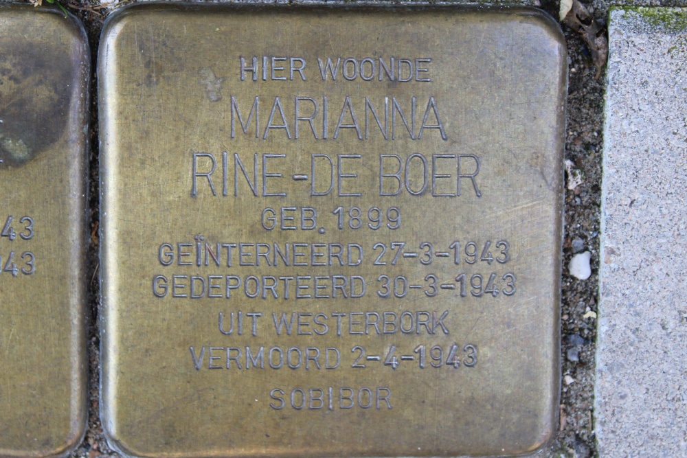 Stolpersteine Hoogte Kadijk 62 #3