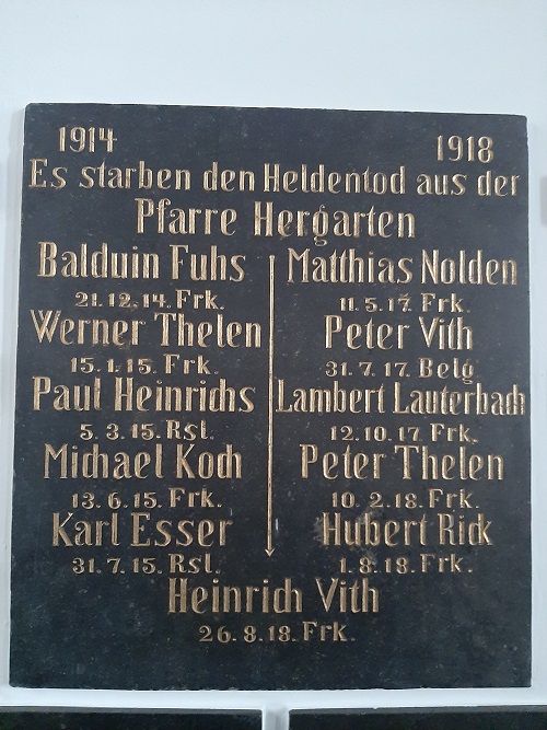 Memorials Hergarten #2