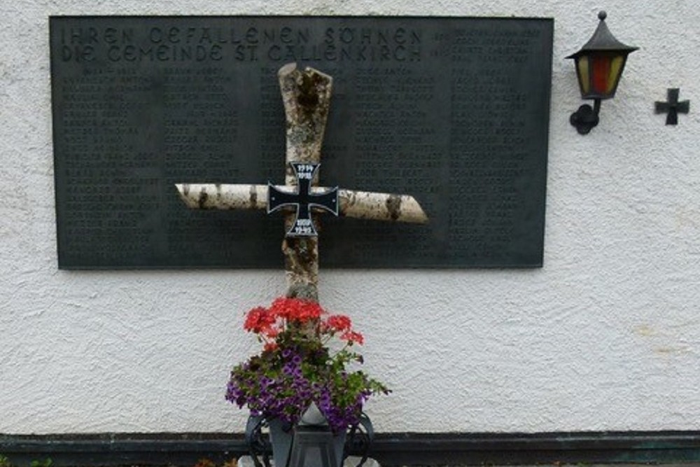 Oorlogsmonument Sankt Gallenkirch