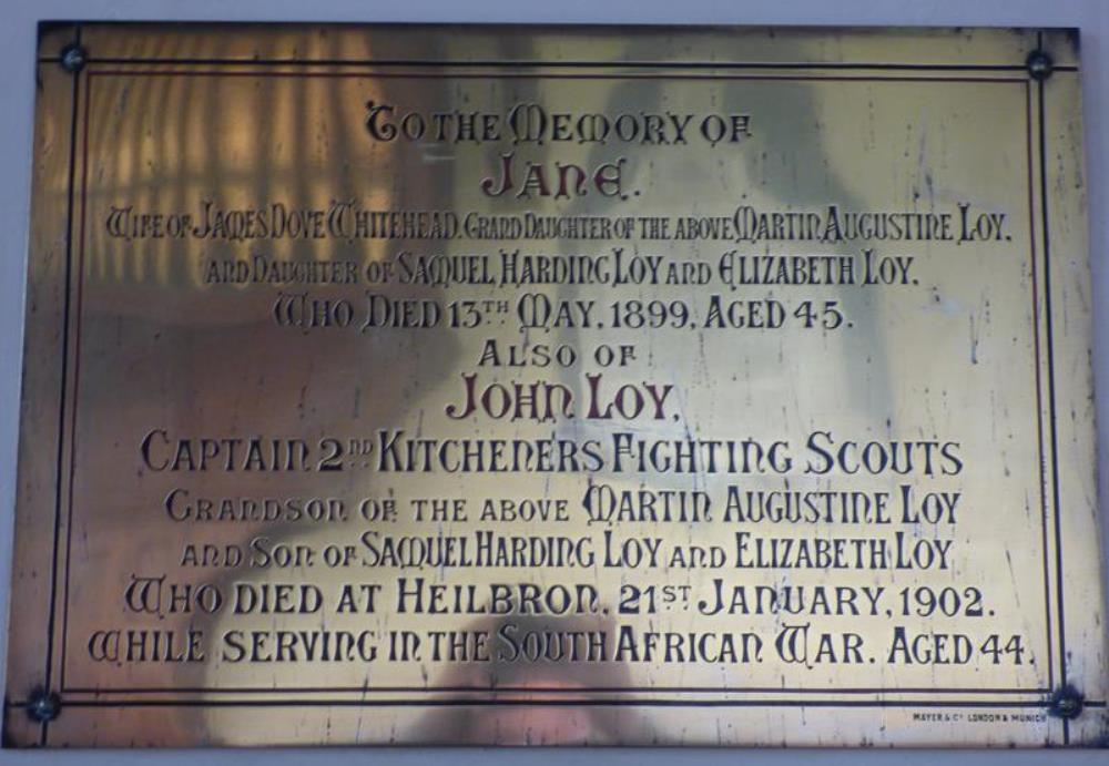 Gedenkteken Captain John Loy